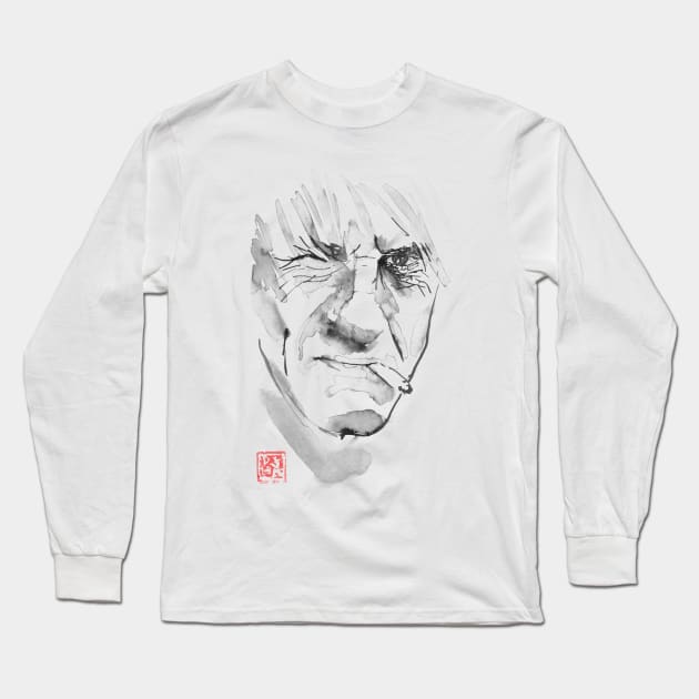 Gerard Depardieu Long Sleeve T-Shirt by pechane